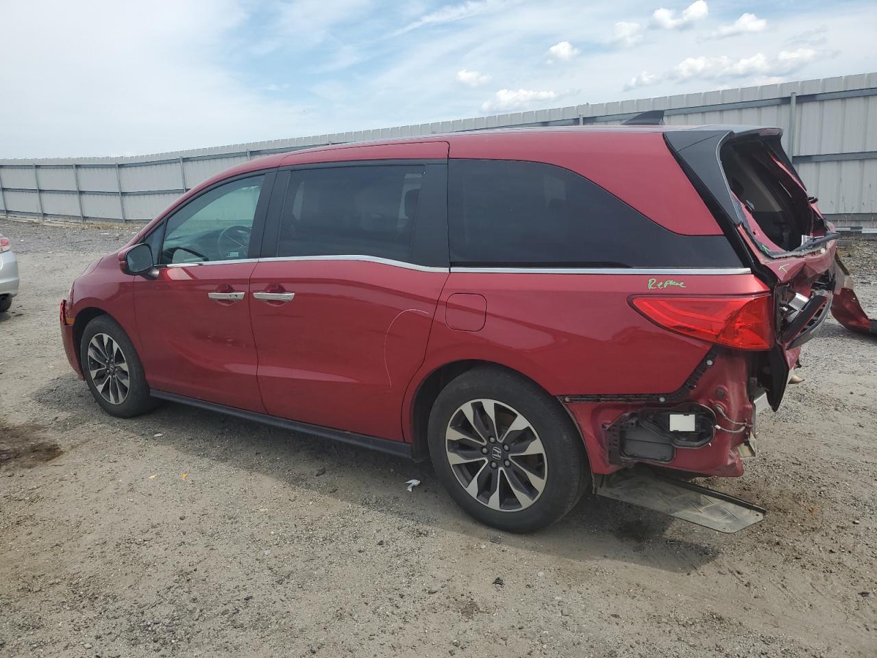 2022 HONDA ODYSSEY EXL VIN:5FNRL6H79NB044400