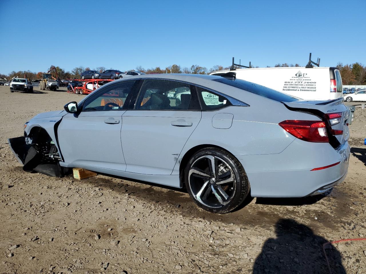 2022 HONDA ACCORD HYBRID SPORT VIN:1HGCV3F25NA047455