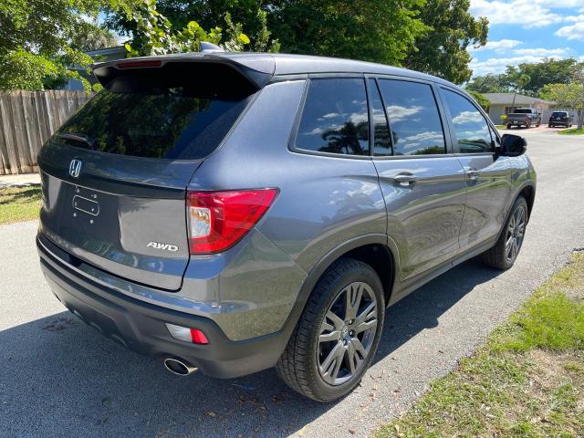 2021 HONDA PASSPORT EXL VIN: 5FNYF8H52MB001156