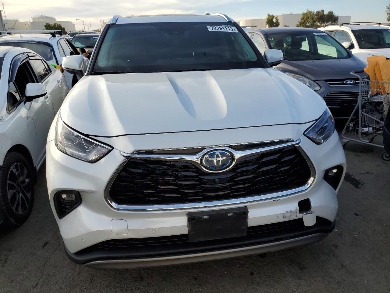2022 TOYOTA HIGHLANDER HYBRID PLATINUM VIN:5TDEBRCH1NS075333