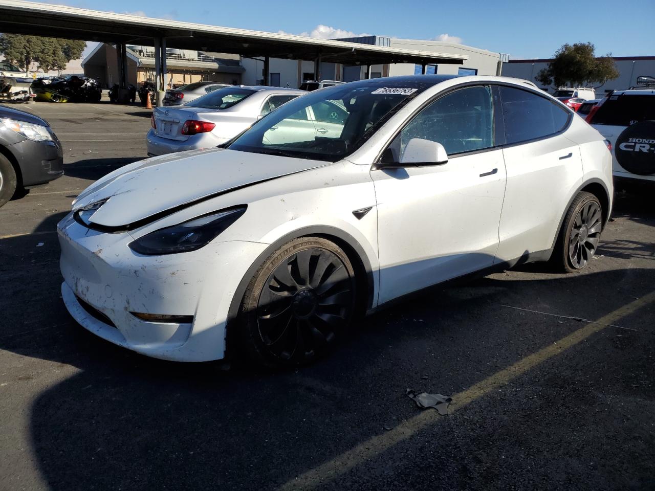 2022 TESLA MODEL Y  VIN:7SAYGDEF0NF534873