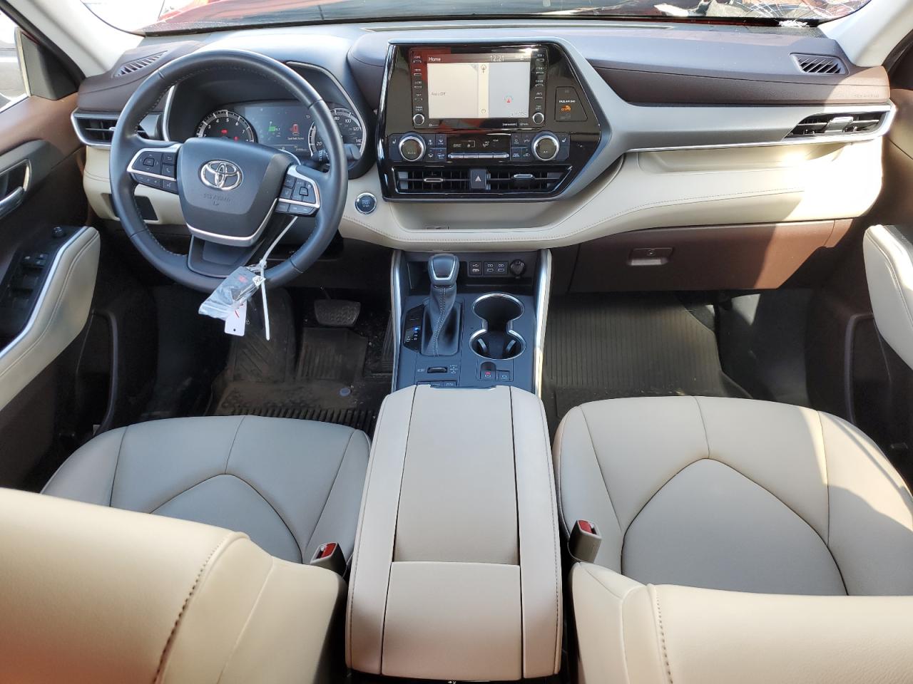 2022 TOYOTA HIGHLANDER XLE VIN:5TDHZRBH7NS577659