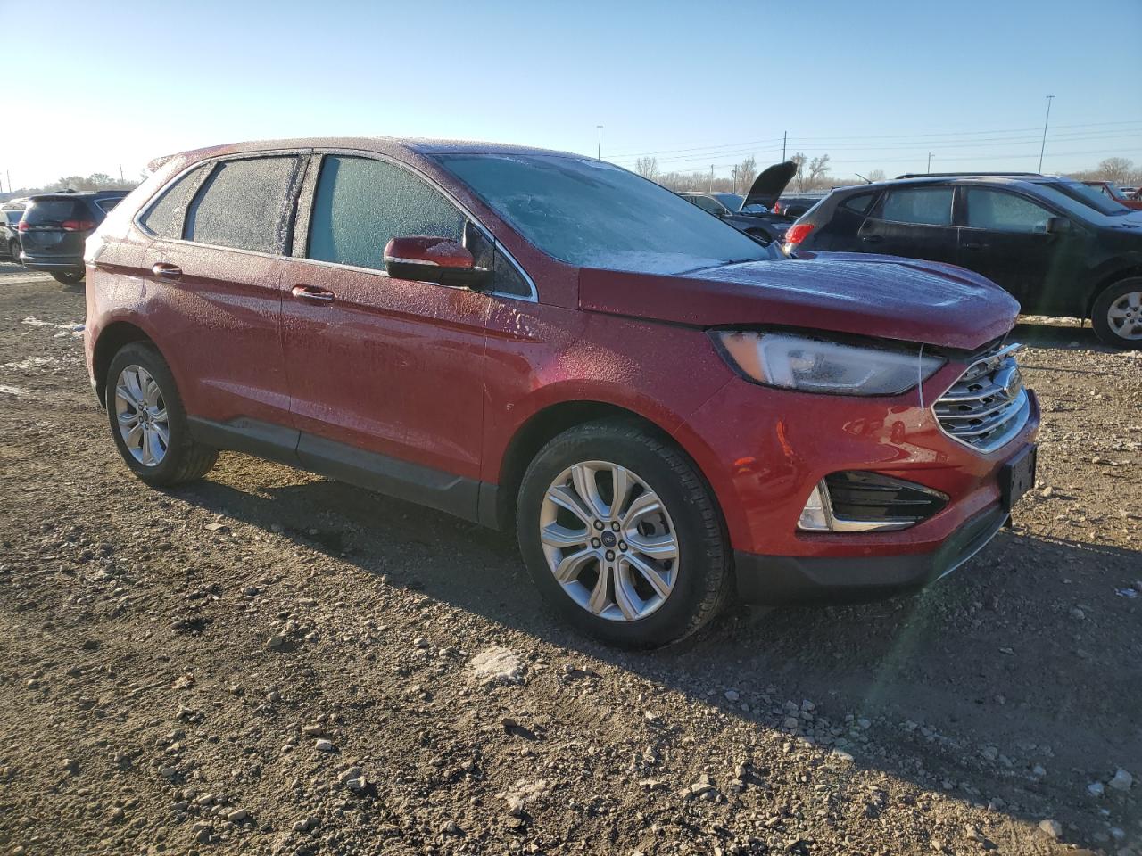 2022 FORD EDGE TITANIUM VIN:2FMPK4K98NBA33051