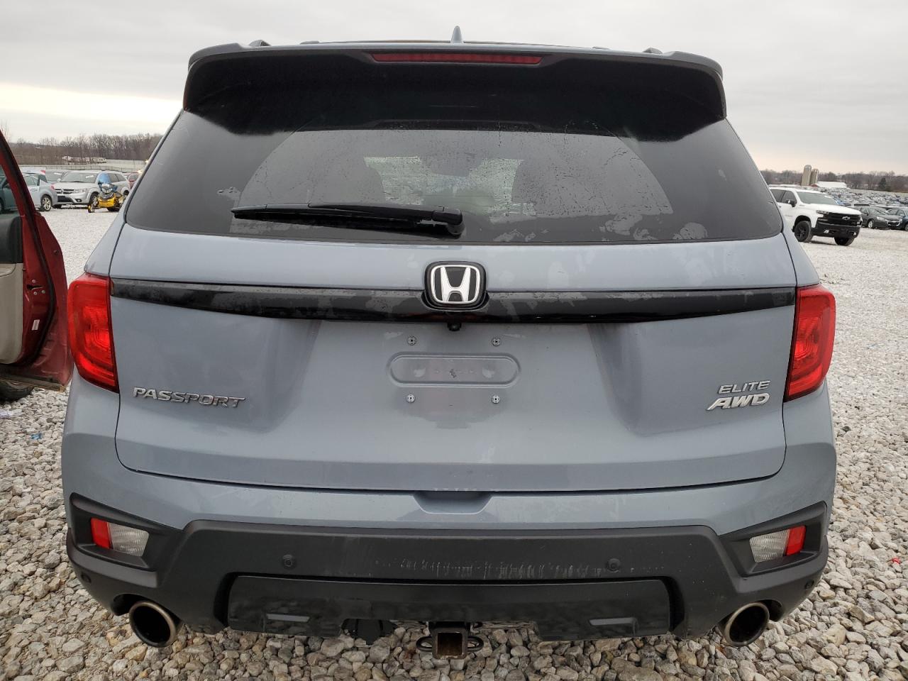 2022 HONDA PASSPORT ELITE VIN:5FNYF8H00NB002117