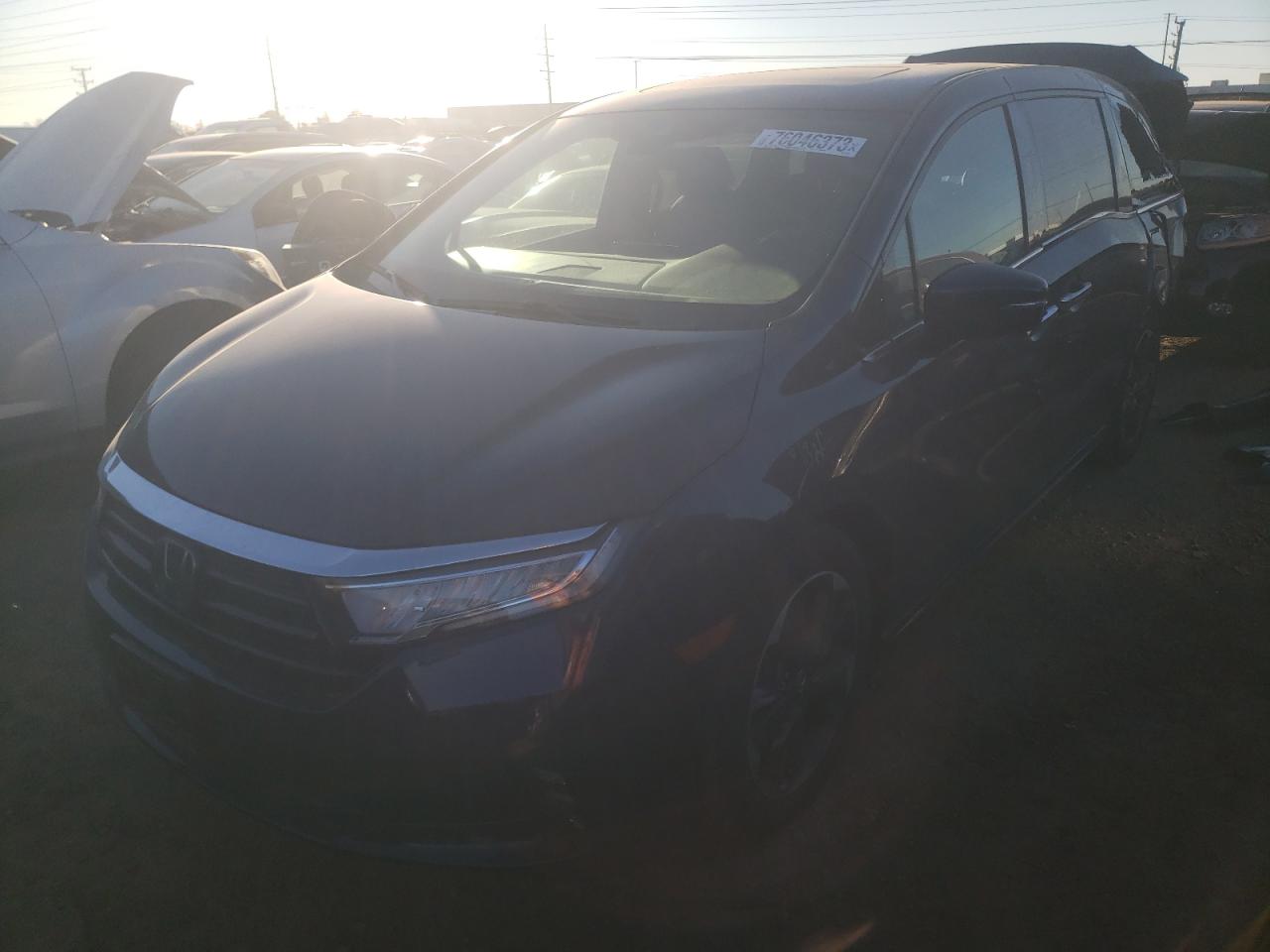 2022 HONDA ODYSSEY ELITE VIN:5FNRL6H94NB007241