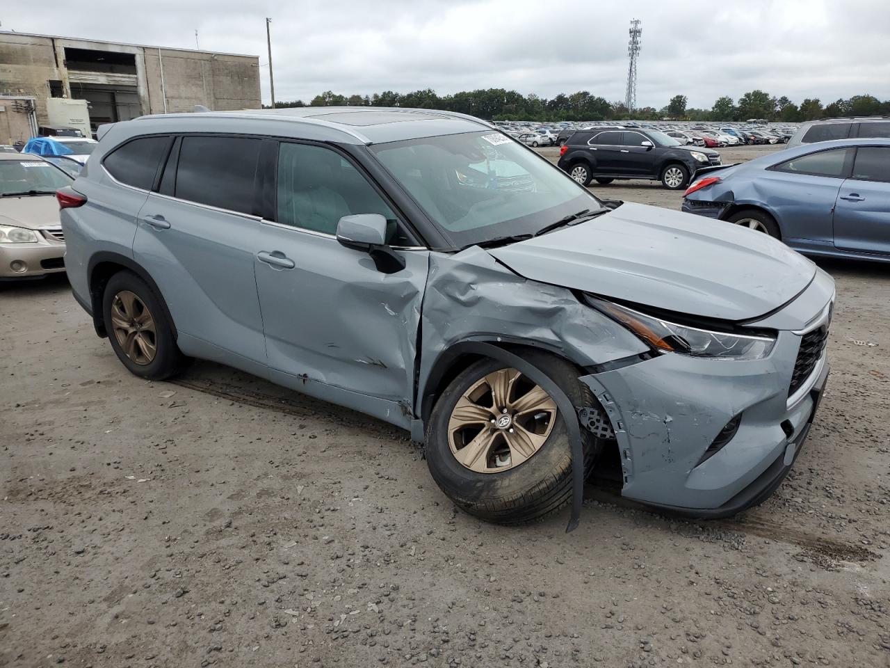 2022 TOYOTA HIGHLANDER HYBRID XLE VIN:5TDABRCH5NS544888