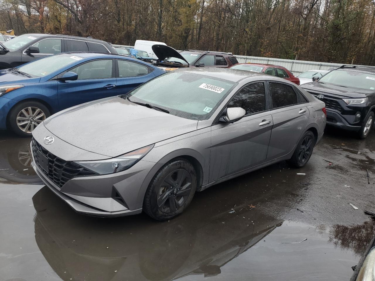 2022 HYUNDAI ELANTRA SEL VIN:KMHLM4AGXNU271728