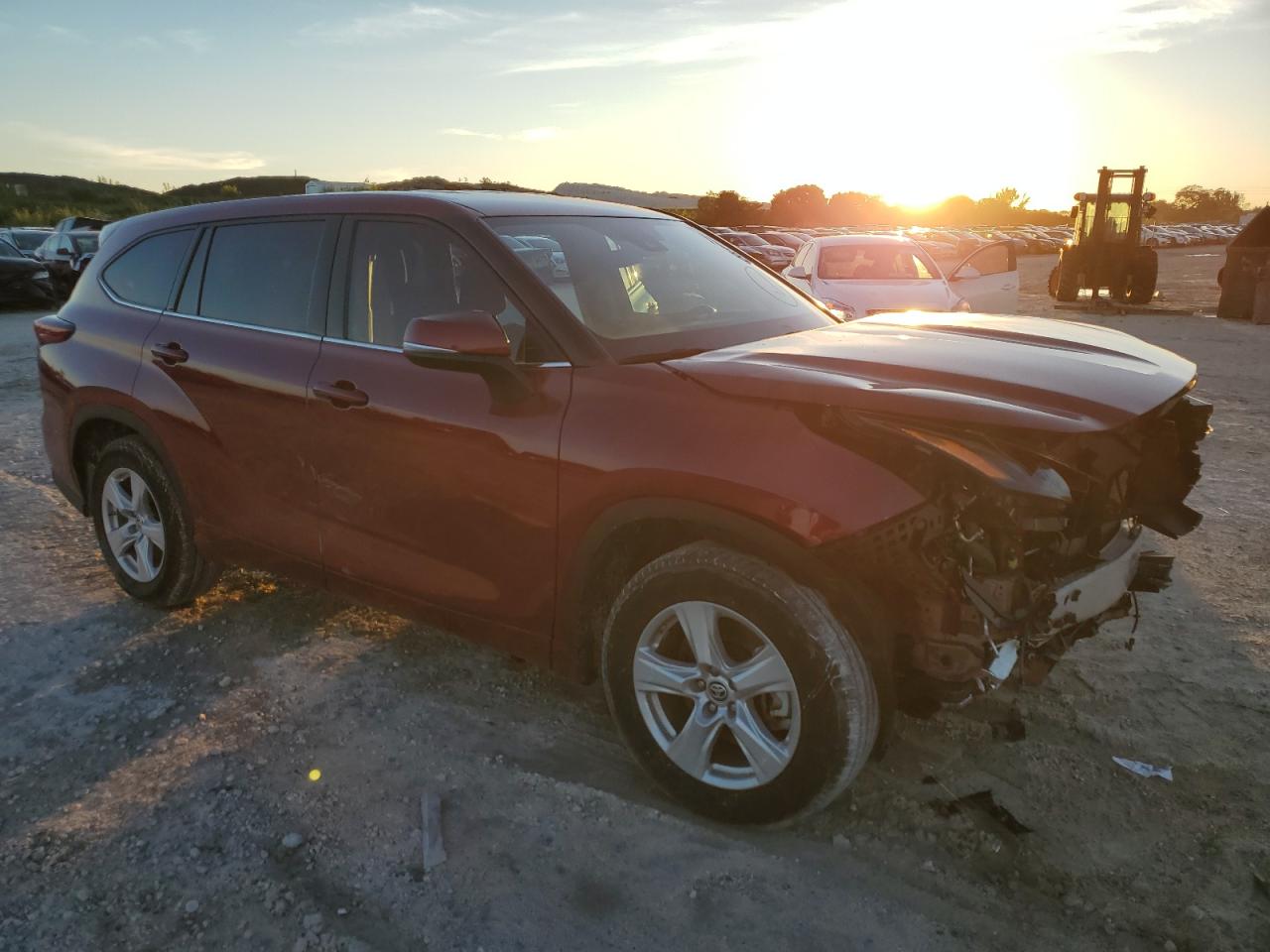 2022 TOYOTA HIGHLANDER L VIN:5TDZZRAH4NS542549