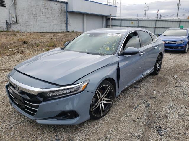2021 HONDA ACCORD TOURING HYBRID VIN: 1HGCV3F90MA021941