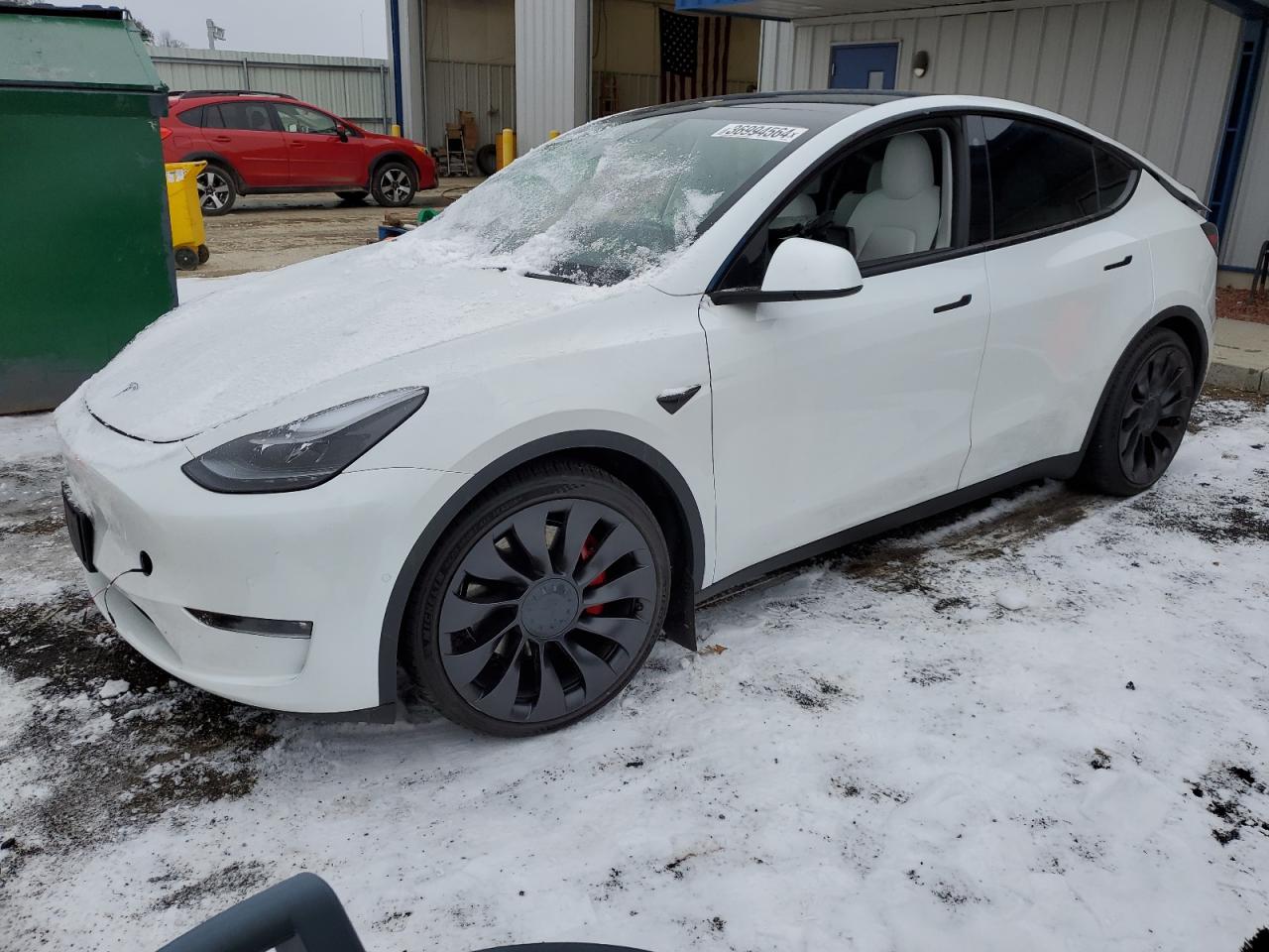 2022 TESLA MODEL Y  VIN:7SAYGDEF0NF405564