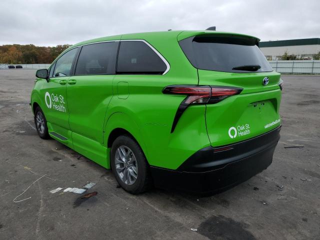 2021 TOYOTA SIENNA LE VIN: 5TDKSKFC7MS031765