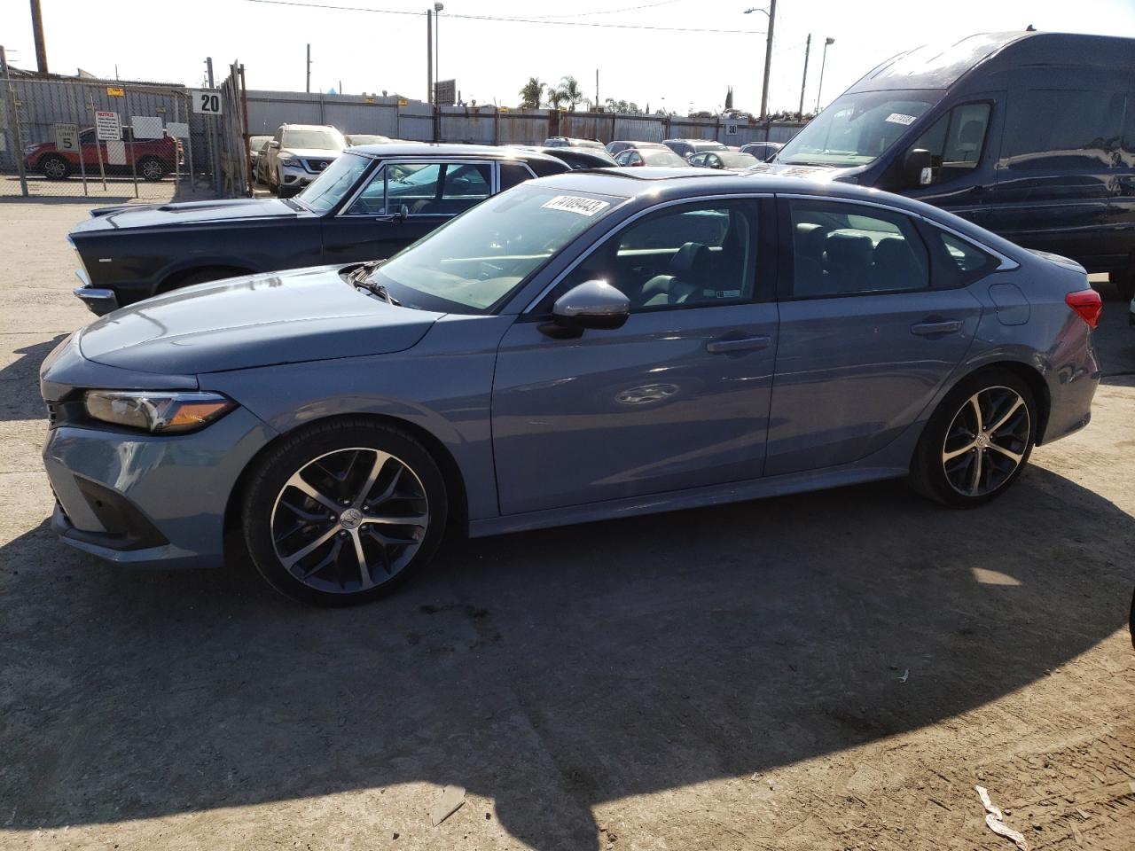 2022 HONDA CIVIC TOURING VIN:2HGFE1F98NH315074