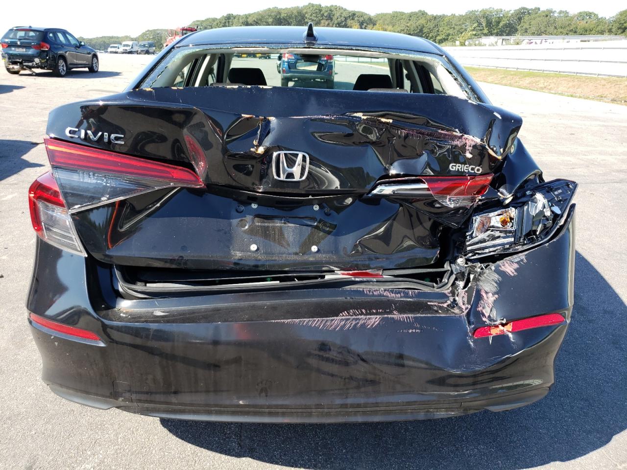 2022 HONDA CIVIC EX VIN:JHMFE1F79NX002042
