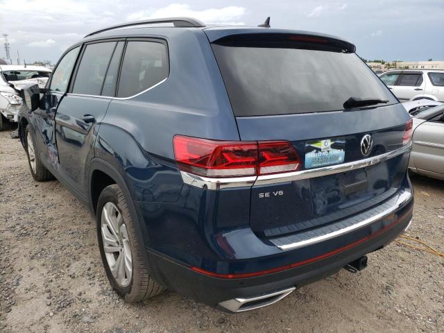 2021 VOLKSWAGEN ATLAS SE VIN: 1V2JR2CA0MC564230