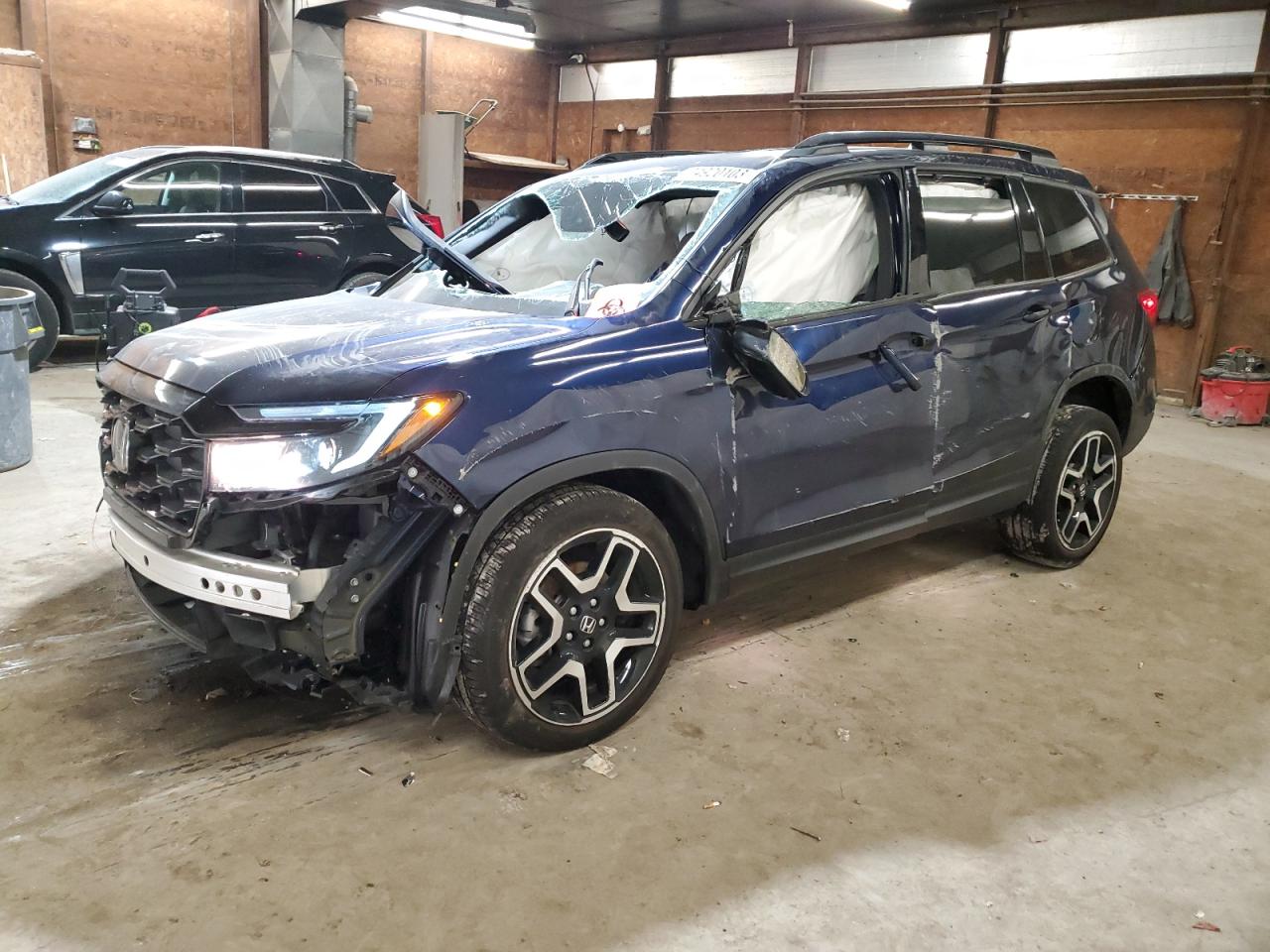 2022 HONDA PASSPORT ELITE VIN:5FNYF8H07NB023885