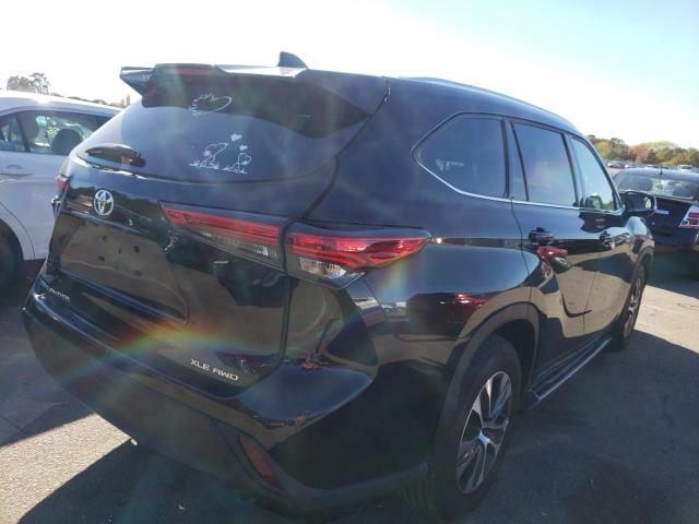 2021 TOYOTA HIGHLANDER XLE VIN: 5TDGZRBH8MS065113