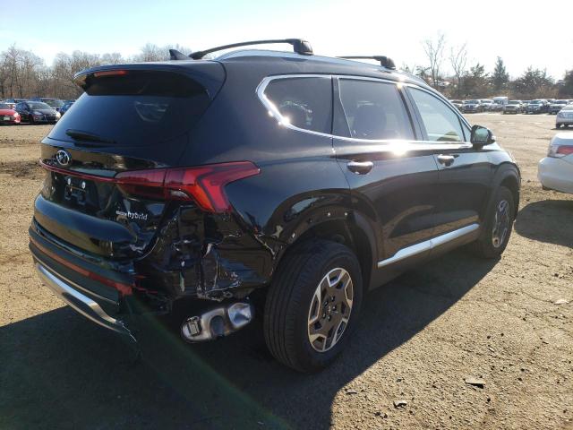 2021 HYUNDAI SANTA FE BLUE VIN: KM8S2D***********