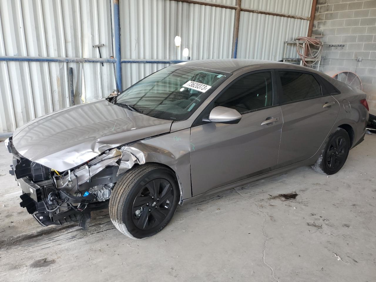 2023 HYUNDAI ELANTRA BLUE VIN:KMHLM4AJ8PU077570
