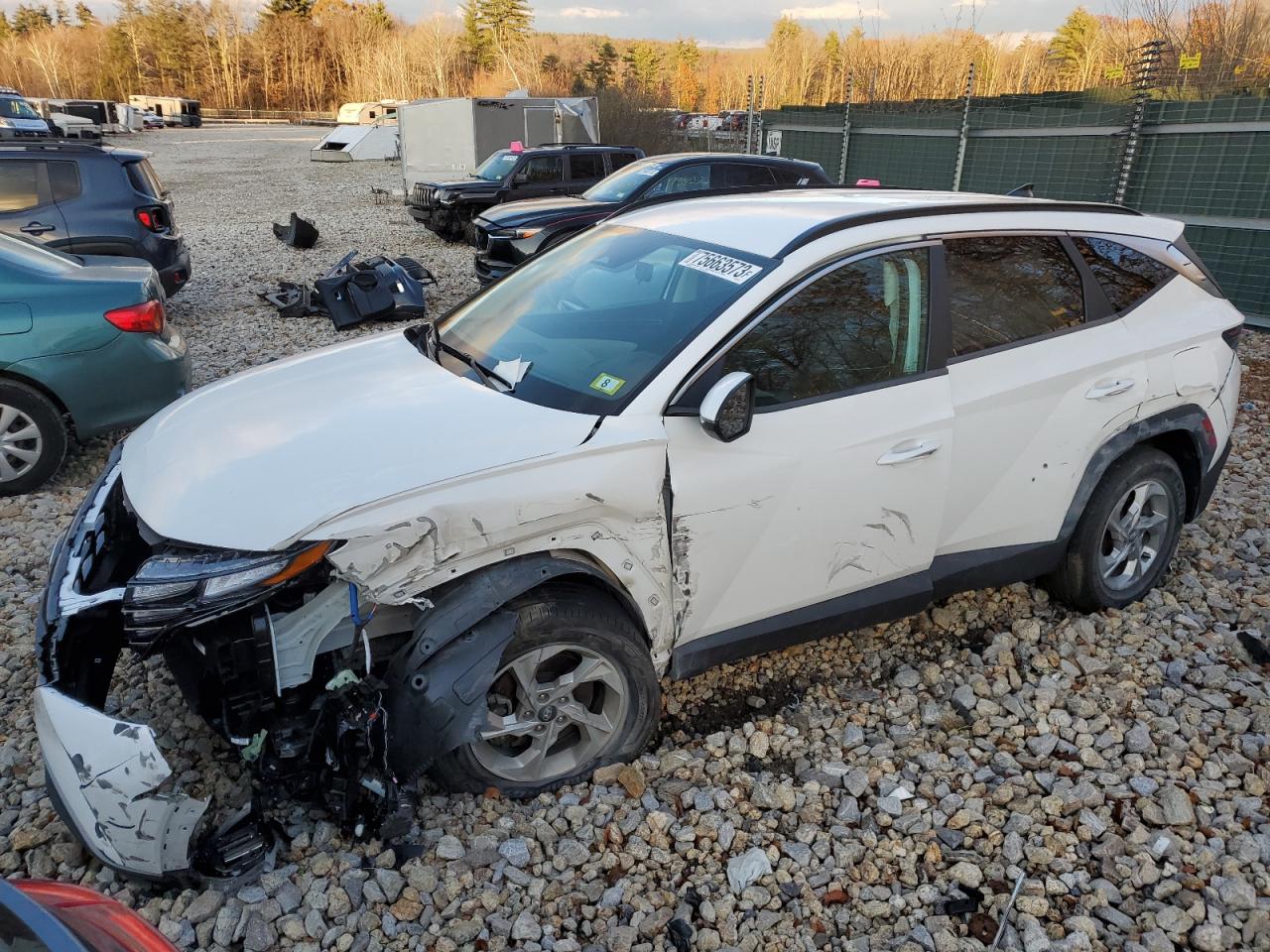 2022 HYUNDAI TUCSON SEL VIN:KM8JBCAE9NU020575