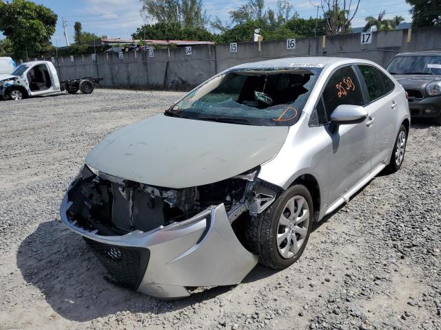 2021 TOYOTA COROLLA LE VIN: 5YFEPMAE0MP260154