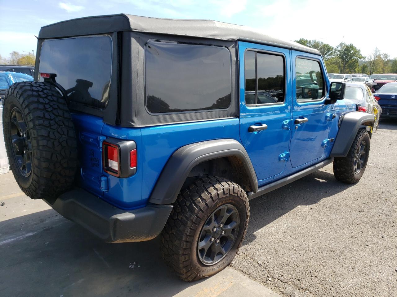 2022 JEEP WRANGLER UNLIMITED SPORT VIN:1C4HJXDM7NW273172