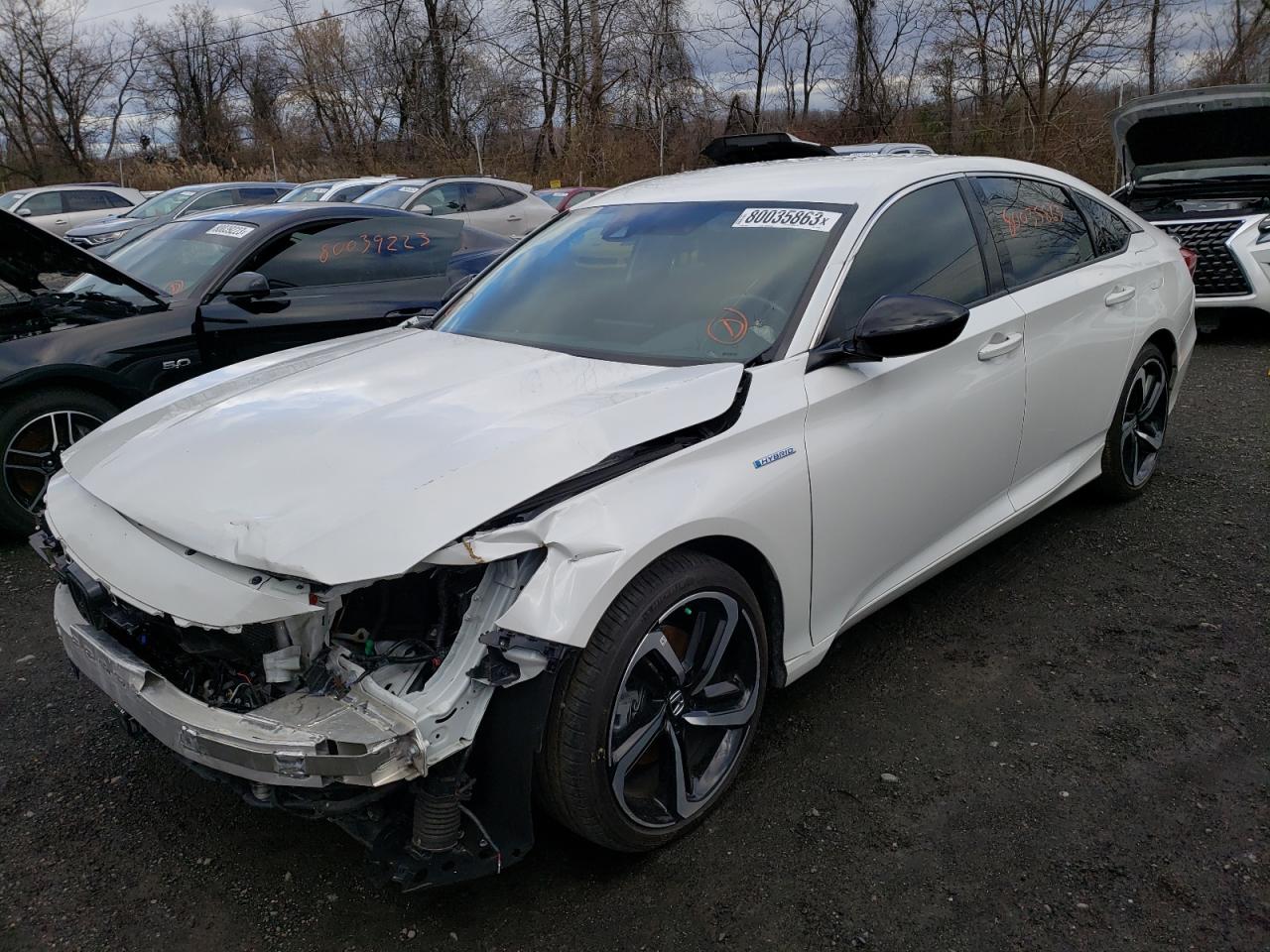 2022 HONDA ACCORD HYBRID SPORT VIN:1HGCV3F22NA005762