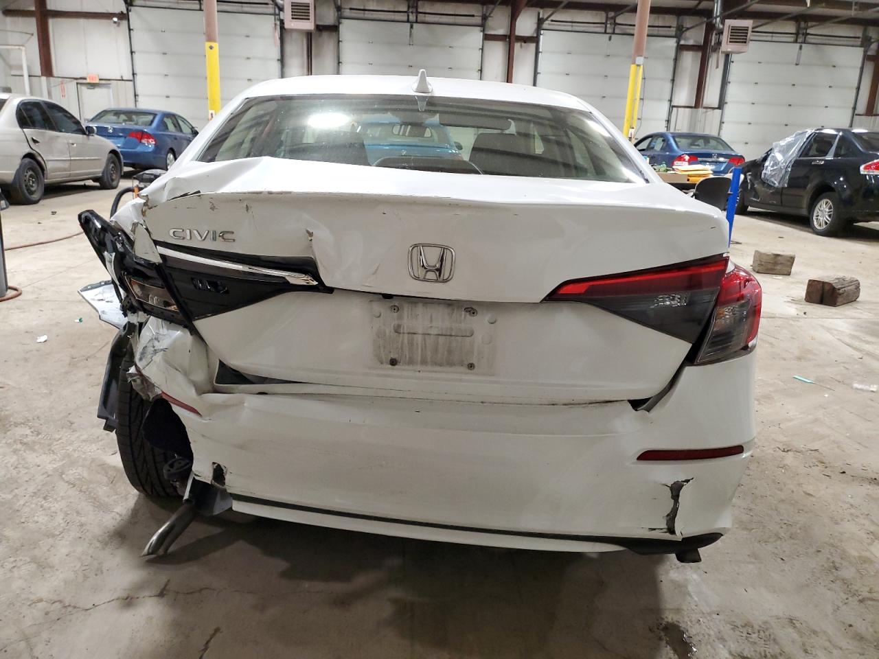2022 HONDA CIVIC EX VIN:JHMFE1F7XNX001482