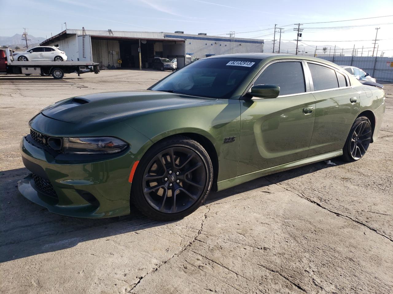 2022 DODGE CHARGER SCAT PACK VIN:2C3CDXGJ4NH257095