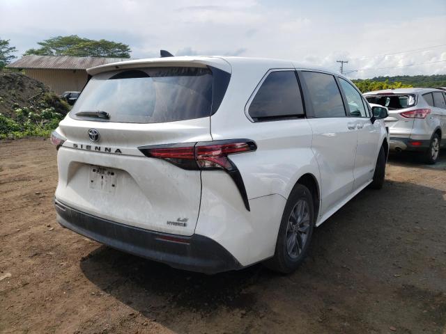 2021 TOYOTA SIENNA LE VIN: 5TDKRKECXMS008865