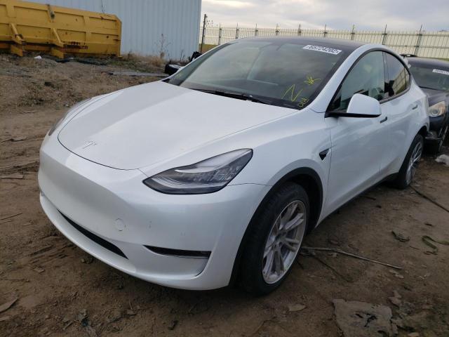 2021 TESLA MODEL Y VIN: 5YJYGDEE2MF293837