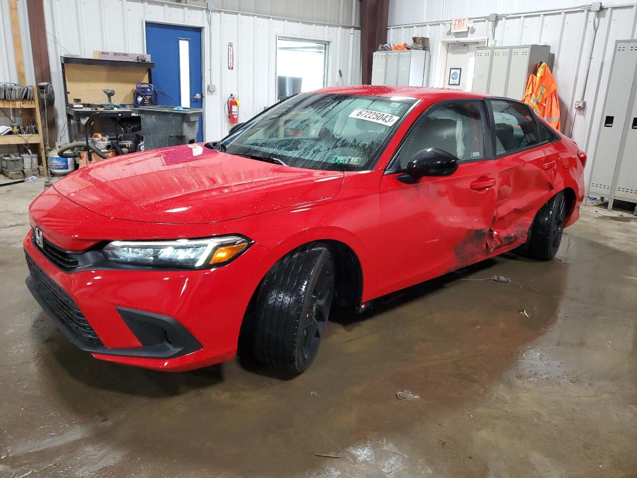 2022 HONDA CIVIC SPORT VIN:2HGFE2F50NH554993