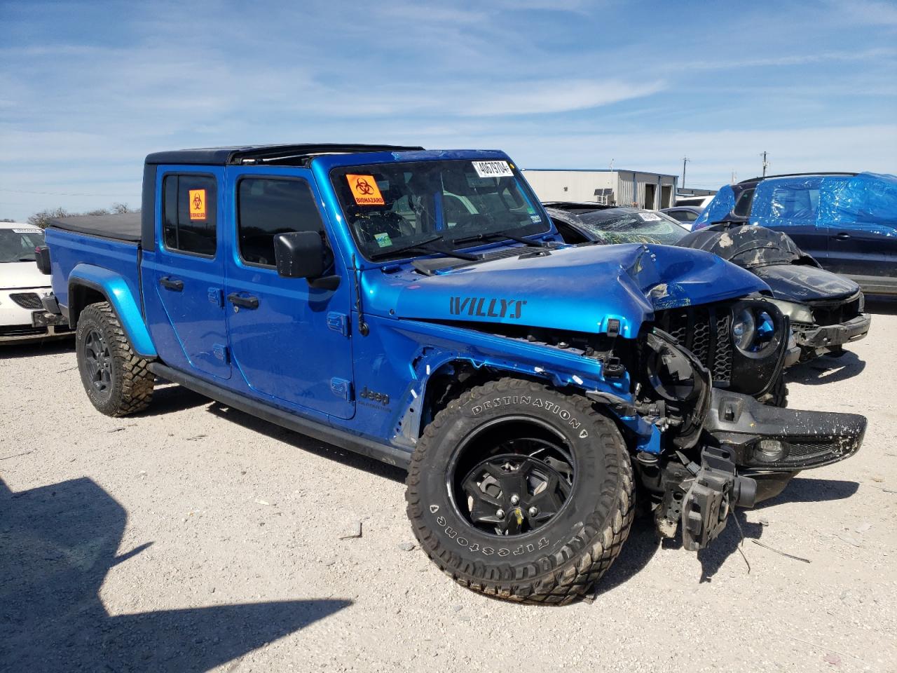 2022 JEEP GLADIATOR SPORT VIN:1C6HJTAG5NL108124