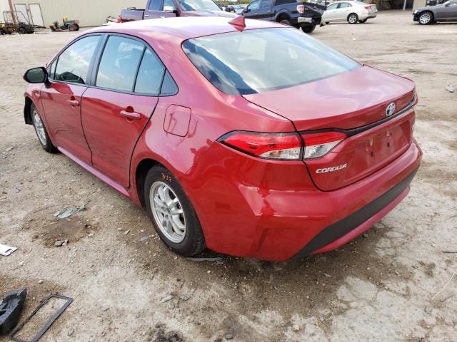 2021 TOYOTA COROLLA LE VIN: JTDEAMDE2MJ031640