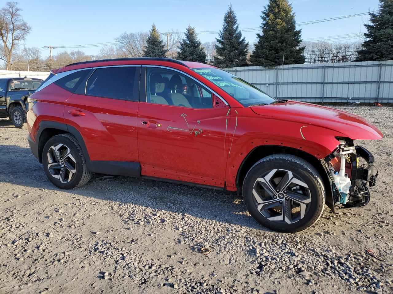 2022 HYUNDAI TUCSON SEL VIN:5NMJFCAE4NH132605