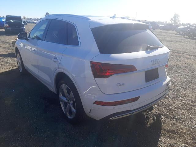 2021 AUDI Q5 PREMIUM PLUS VIN: WA1BAAFY3M2003777