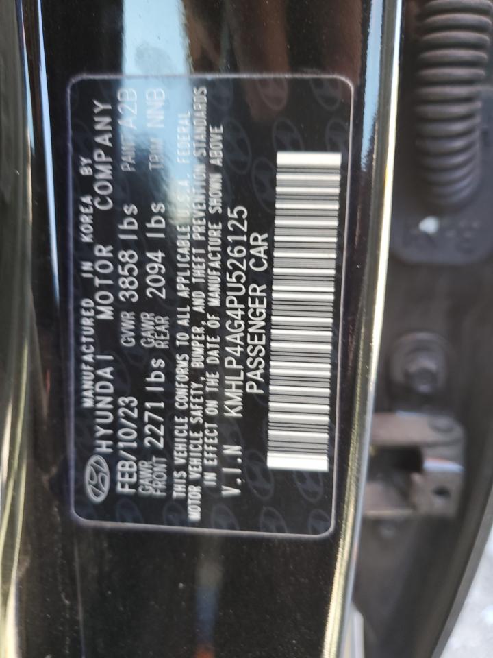 2023 HYUNDAI ELANTRA LIMITED VIN:KMHLP4AG4PU526125