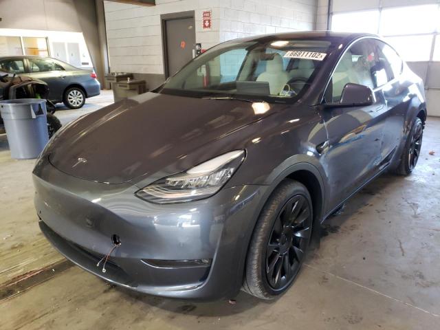 2021 TESLA MODEL Y VIN: 5YJYGAEE8MF158229