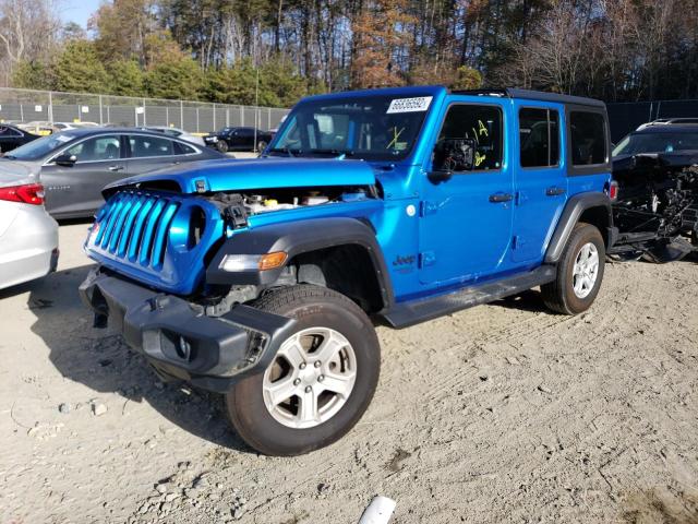 2021 JEEP WRANGLER UNLIMITED SPORT VIN: 1C4HJXDN1MW730940