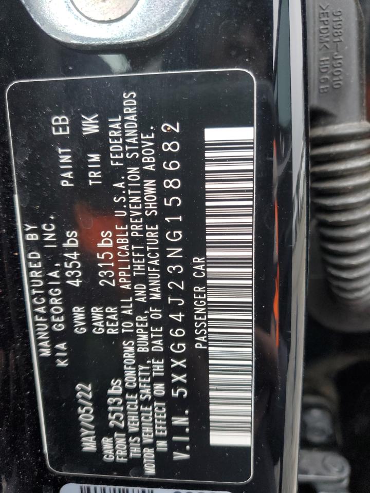 2022 KIA K5 GT LINE VIN:5XXG64J23NG158682