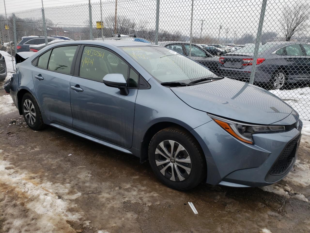 2022 TOYOTA COROLLA LE VIN:JTDEAMDE6N3001983