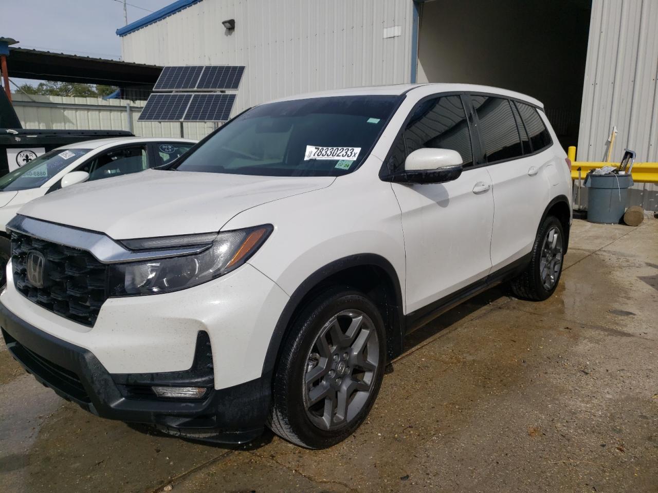 2023 HONDA PASSPORT EXL VIN:5FNYF8H52PB011822