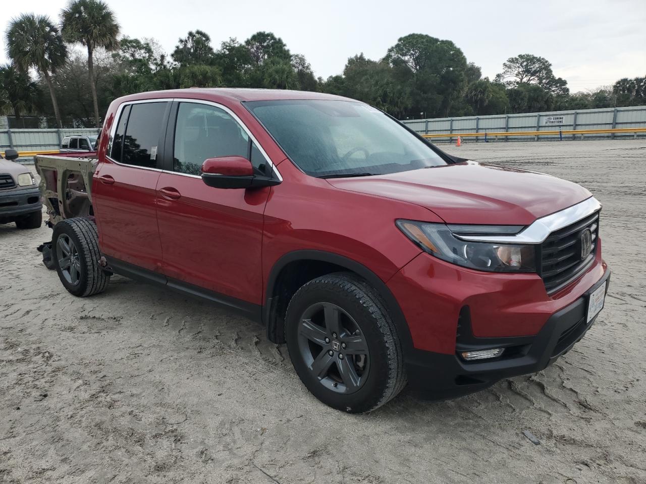 2023 HONDA RIDGELINE RTL VIN:5FPYK3F56PB010083