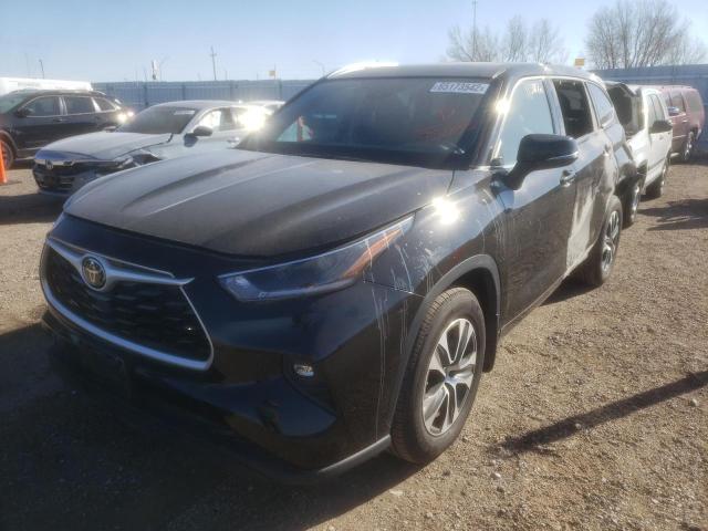 2021 TOYOTA HIGHLANDER XLE VIN: 5TDHZRBH9MS556052