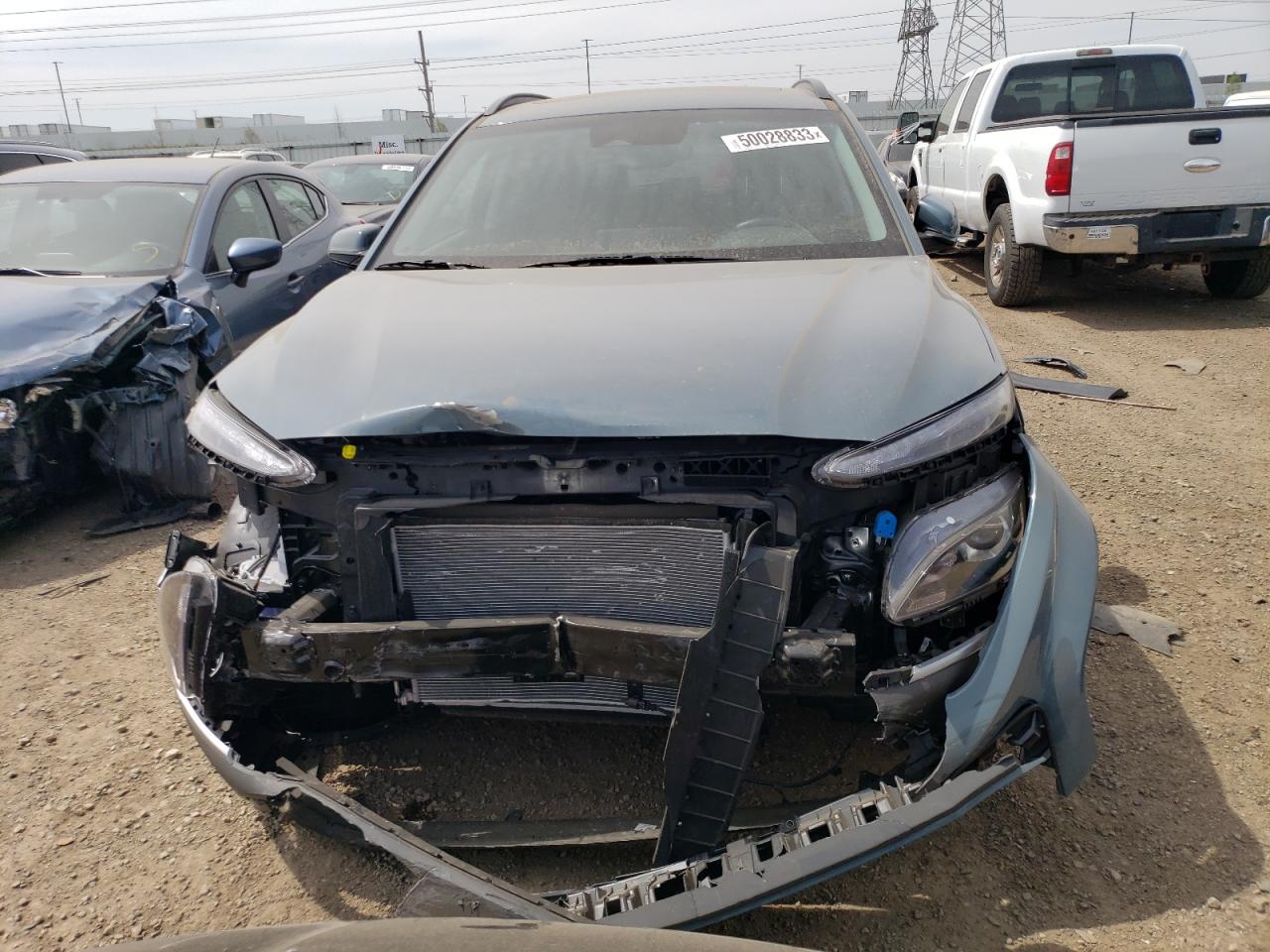 2022 HYUNDAI KONA SEL VIN:KM8K3CAB5NU895580