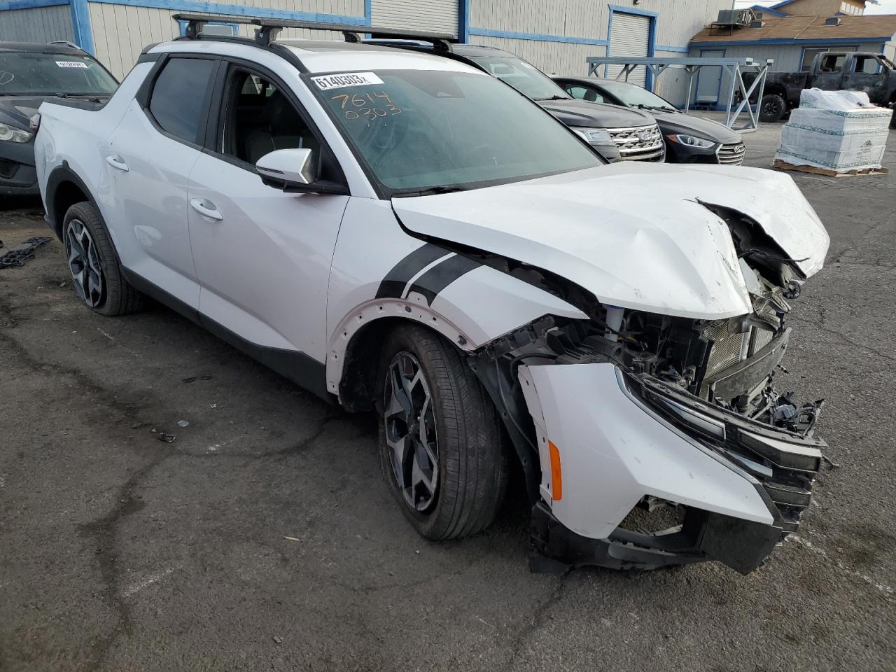 2022 HYUNDAI SANTA CRUZ LIMITED VIN:5NTJEDAF6NH004579