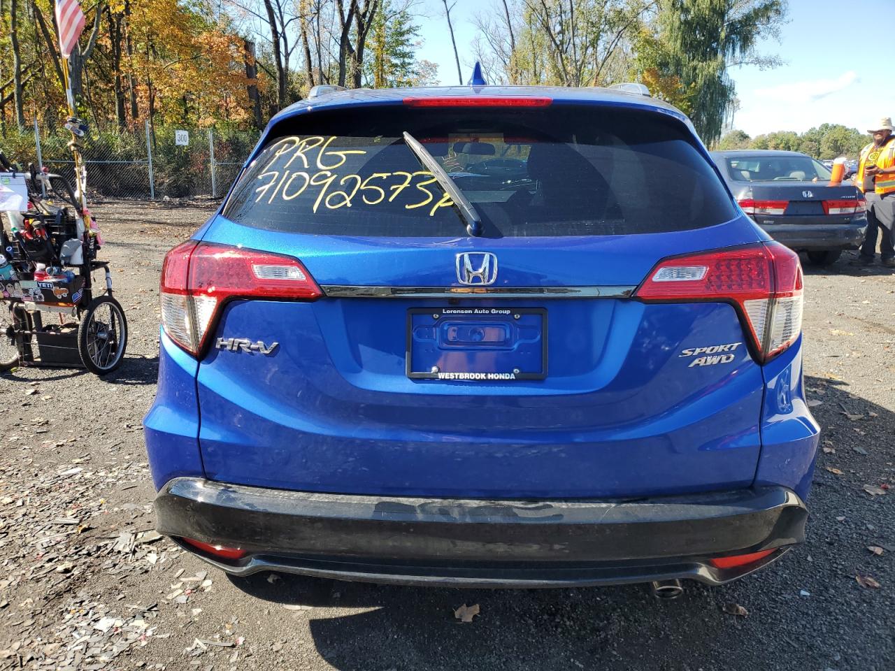 2022 HONDA HR-V SPORT VIN:3CZRU6H12NM760229