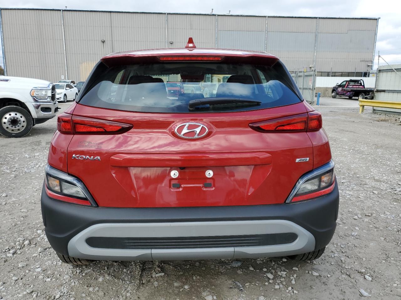 2022 HYUNDAI KONA SEL VIN:KM8K2CAB7NU901284