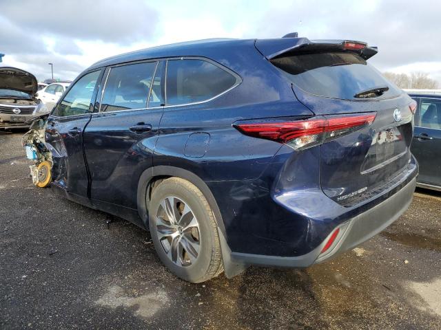 2021 TOYOTA HIGHLANDER HYBRID XLE VIN: 5TDHBRCH9MS060719