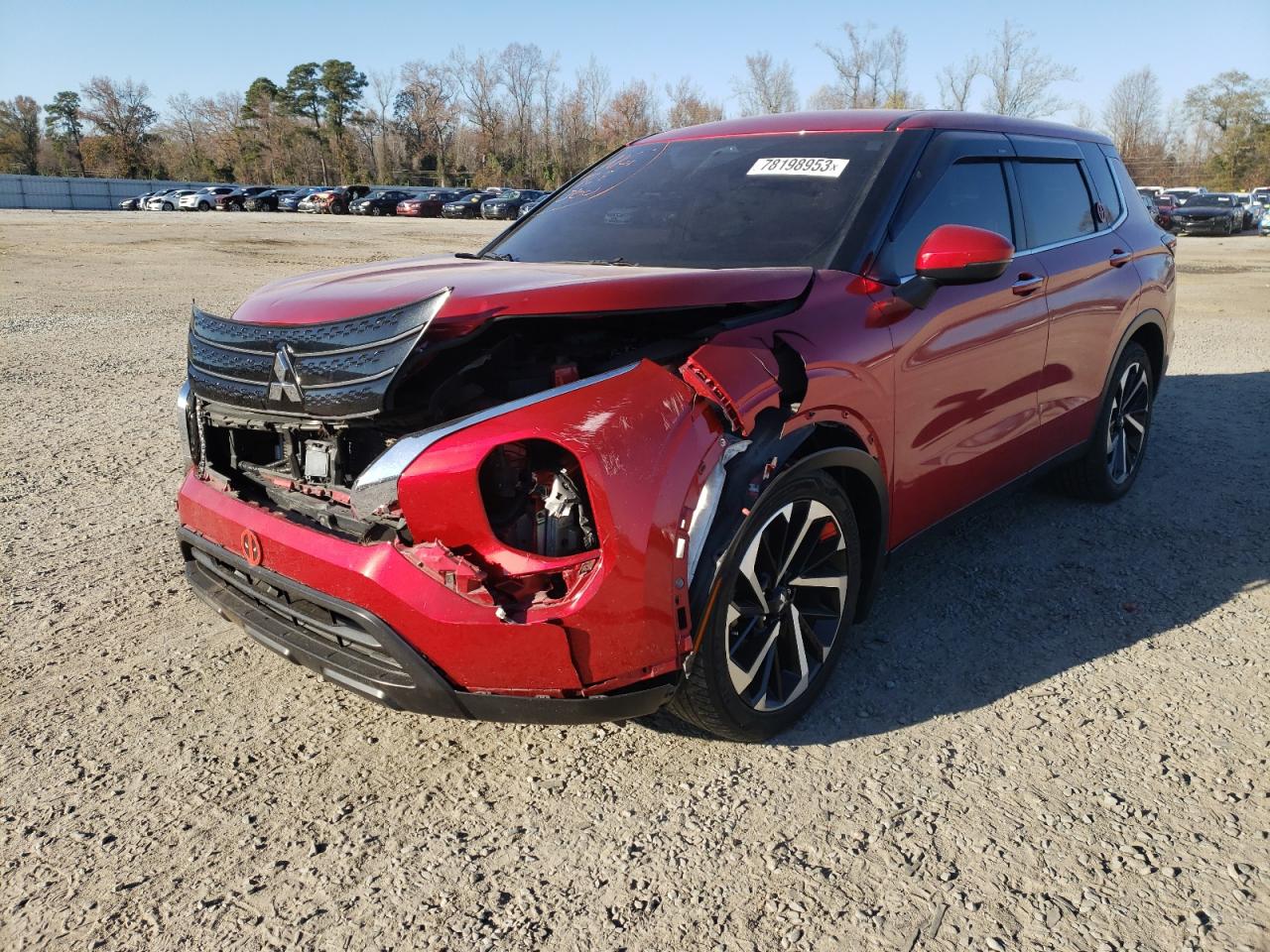 2022 MITSUBISHI OUTLANDER ES VIN:JA4J3TA87NZ019031