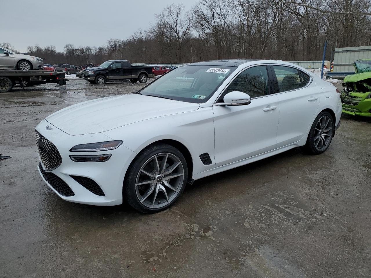 2022 GENESIS G70 BASE VIN:KMTG34TA1NU087961